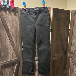 Maurices Women's Straight Leg Black Jeans